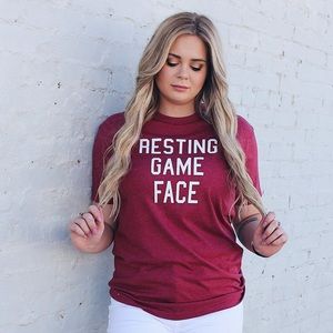 Resting game face T-shirt